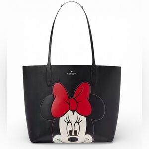 NWT Kate Spade x Disney Minnie Mouse Reversible Leather Tote